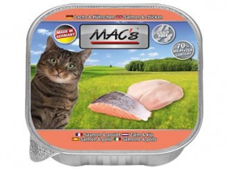 MACs 100g Schale Lachs + Hühnchen