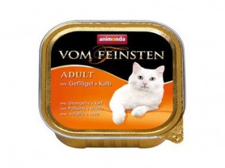 Animonda Vom Feinsten Adult 100g Schale Geflügel + Kalb