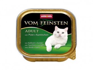 Animonda Vom Feinsten Adult 100g Schale Pute + Kaninchen