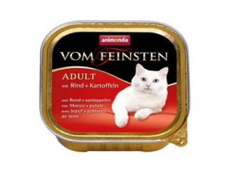 Animonda Vom Feinsten Adult 100g Schale Rind + Kartoffeln