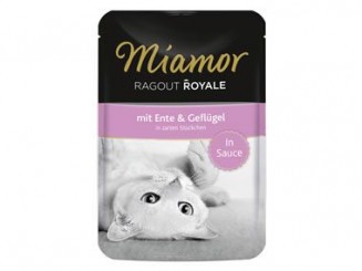 Miamor Ragout Royale Sauce 100g Frischebeutel Ente + Geflügel