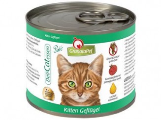 GranataPet DeliCatessen für Kitten 200g Dose Geflügel PUR