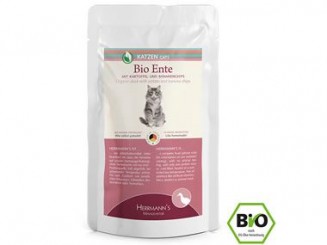 Herrmanns 100g Standbeutel (Abverkauf) Ente mit Kartoffeln und Bananenchips