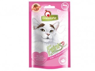 GranataPet Feinis 50g KatzenSnack Ente + Katzenminze