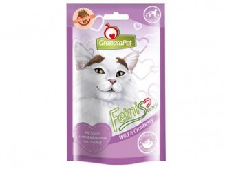 GranataPet Feinis 50g KatzenSnack (AUSGELISTET) Wild + Cranberry