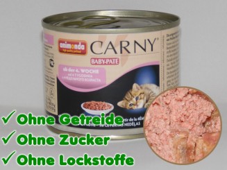 Animonda Carny Kitten 200g Dose, 4 Sorten je 1x 