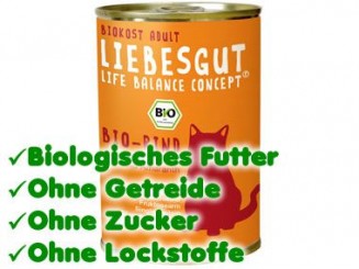 Liebesgut Biokost Adult 400g Dose 
