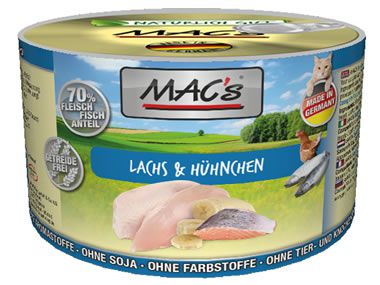 MACs 200g Dose Lachs + Hühnchen