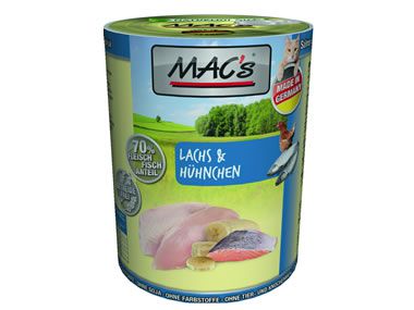 MACs 400g Dose Lachs + Hühnchen