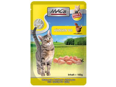 MACs 100g Frischebeutel Hühnchen pur mit Kräutern