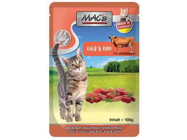 MACs 100g Frischebeutel Kalb + Rind