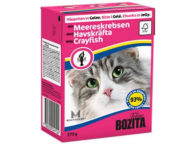 Bozita Häppchen in Gelee 370g Tetra Recart mit Meereskrebsen