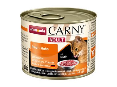 Animonda Carny Adult 200g Dose Rind + Huhn