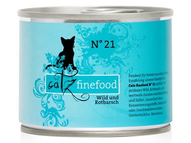 Catz Finefood 200g Dose No.21 Wild + Rotbarsch 