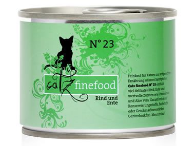 Catz Finefood 200g Dose No.23 Rind + Ente 
