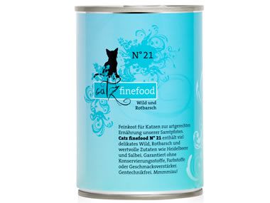 Catz Finefood 400g Dose No.21 Wild + Rotbarsch 