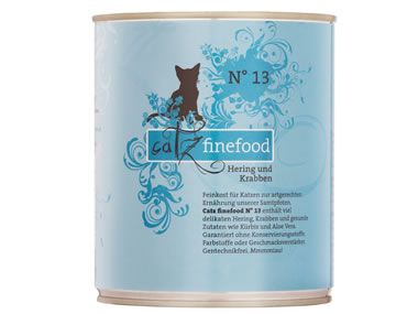 Catz Finefood 800g Dose No.13 Hering + Krabben