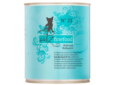 Catz Finefood 800g Dose No.21 Wild + Rotbarsch 