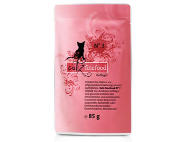 Catz Finefood 85g Frischebeutel No.3 Geflügel