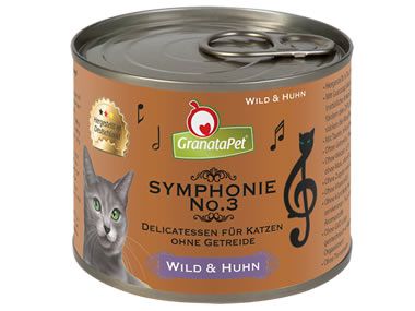 GranataPet Symphonie 200g Dose No.3 Wild + Huhn