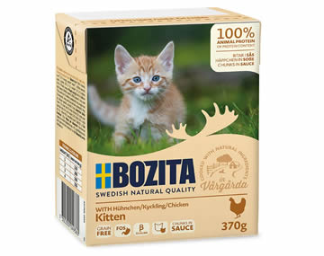Bozita Häppchen in Soße für Kitten 370g Tetra Recart 