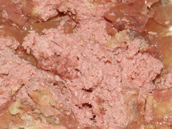 Das Fleisch in Animonda Carny Katzenfutter