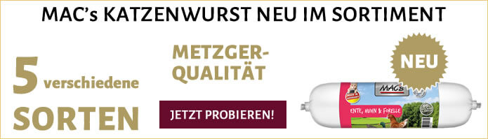 MACs Katzenwurst neu im Sortiment
